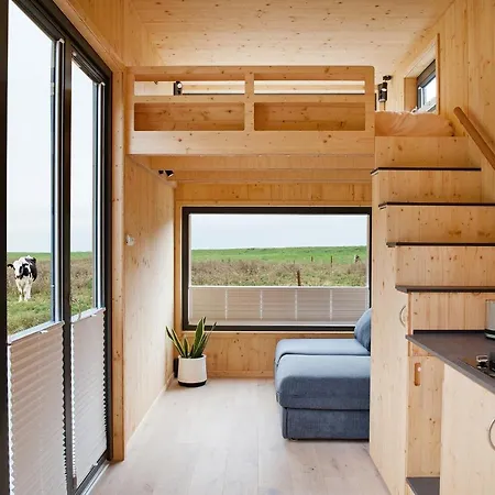 Tiny House Nature 3 Zur Kuhweide - Tiny Village Harlesiel 카롤리넨시엘